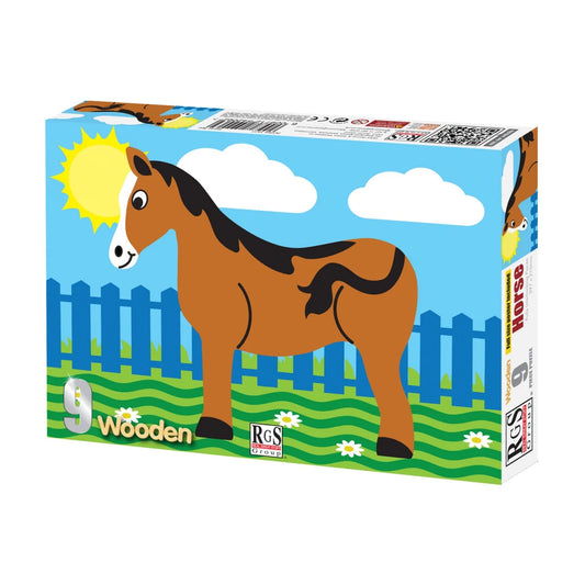 Horse Puzzle 9 Pcs