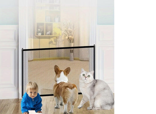 Afrishon Retractable Pet & Child Mesh Gate