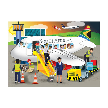 Jumbo Plane Puzzle 12Pcs
