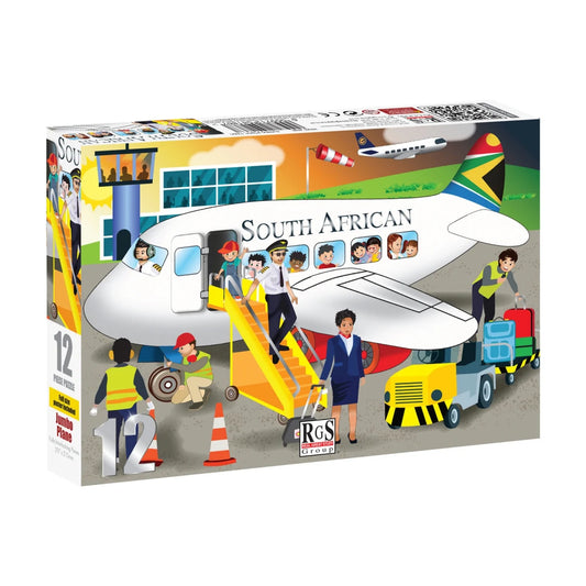 Jumbo Plane Puzzle 12Pcs