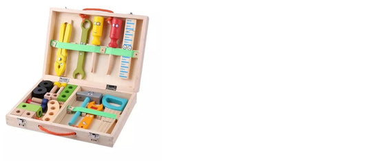 Kids Wooden Toolbox Kit