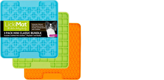 LickiMat Mini 3 Pack: Soother/Buddy/Playdate