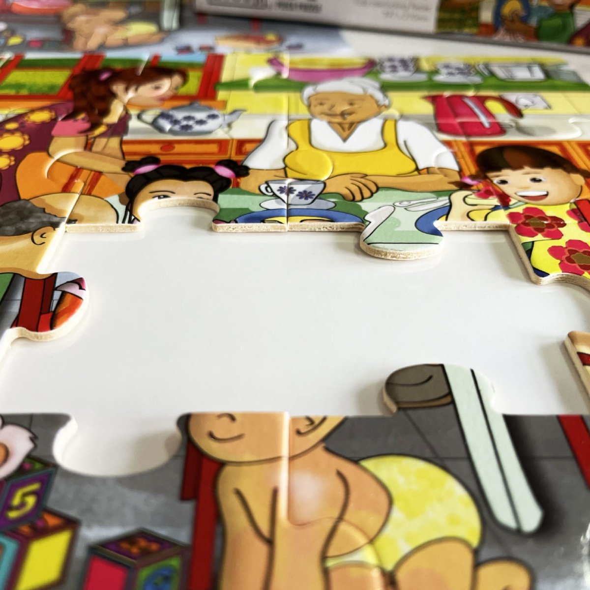 My Family Wooden Jigsaw Puzzle 24Pcs