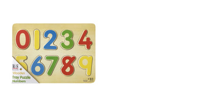Numbers Wooden Tray Puzzle 10 Pcs