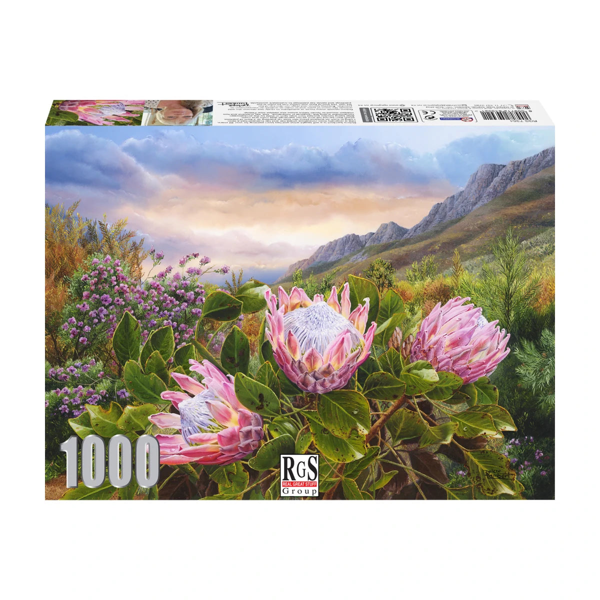 RGS Pink Proteas Jigsaw Puzzle 1000pc