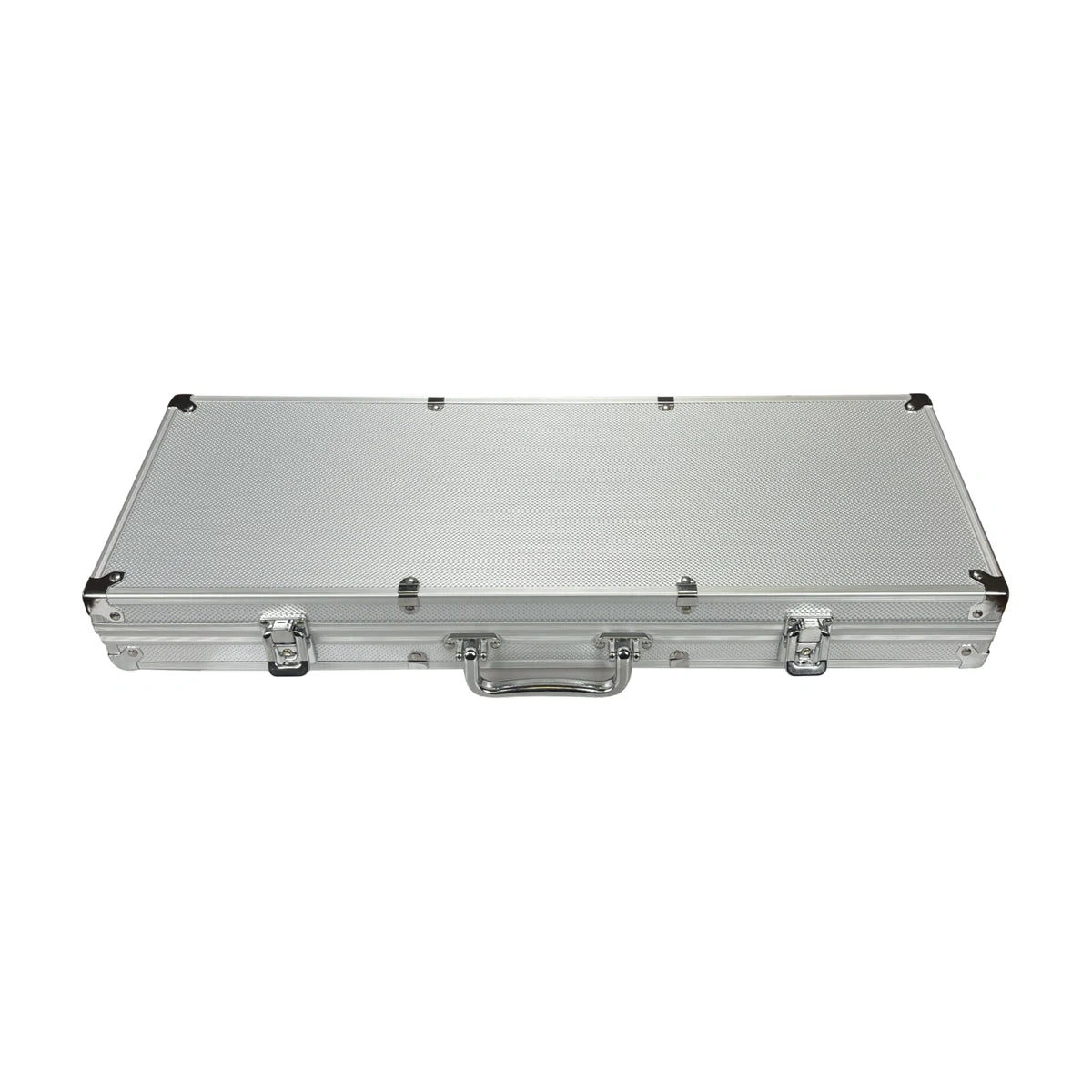 aluminium poker chip carry case for 500pc poker set, closed storage case with handle
