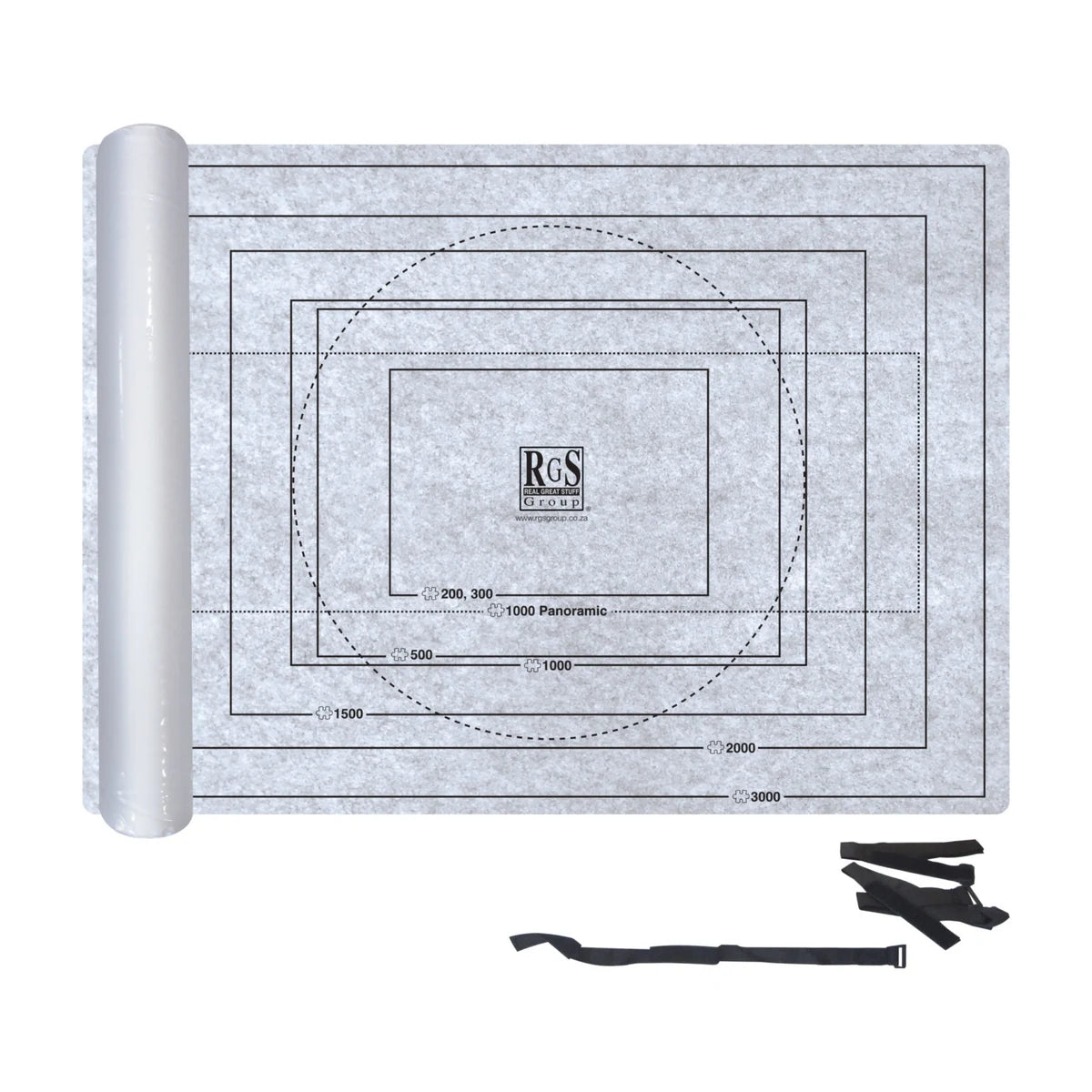 Puzzle roll up mat dimensions 930 x 1250 mm size guide for puzzles up to 3000 pieces
