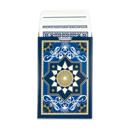 Royal Magic playing cards opened tuck box showing card backs poker size magic deck