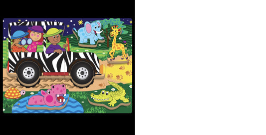 Safari Wooden Chunky Puzzle 12 Pcs