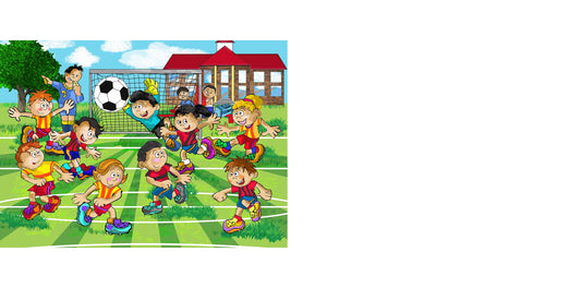 Soccer Wooden Jigsaw Puzzle 18 Pcs