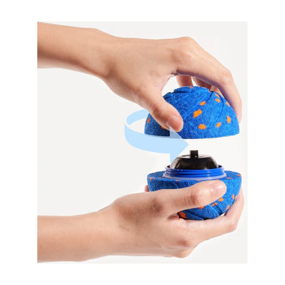 Opening Cheerble Wicked Ball AIR by twisting off the outer shell