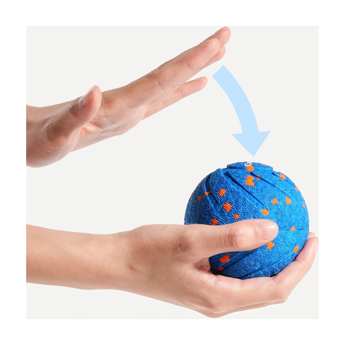 Tapping Cheerble Wicked Ball AIR to start automatic rolling and bouncing play