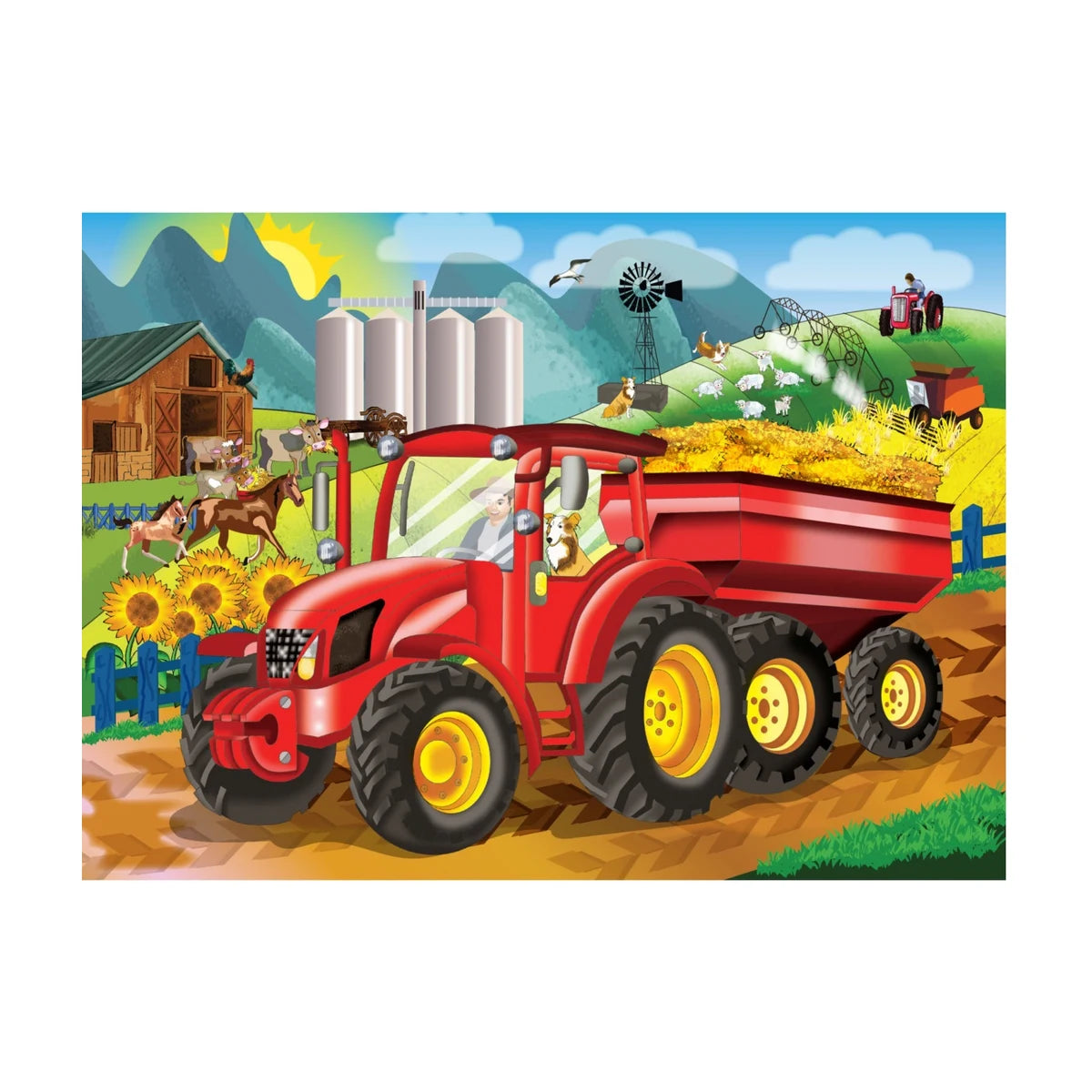 Tractor Puzzle 18Pc