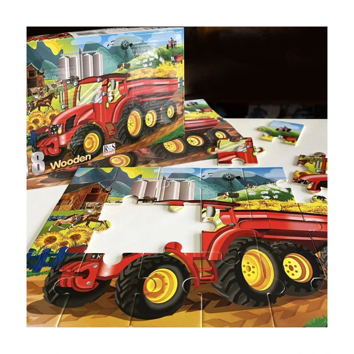 Tractor Puzzle 18Pc
