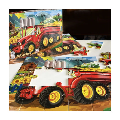 Tractor Puzzle 18Pc
