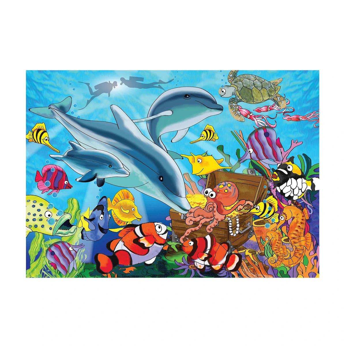 Under the Sea Wooden Puzzle 50PCS