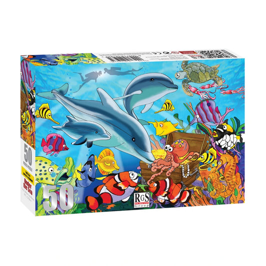 Under the Sea Wooden Puzzle 50PCS