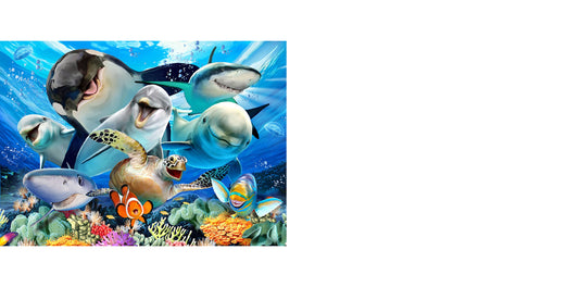 Underwater Selfie Board Puzzle 150Pcs