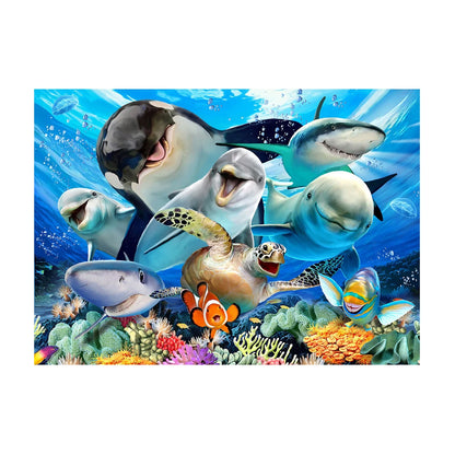 Underwater Selfie Board Puzzle 150Pcs