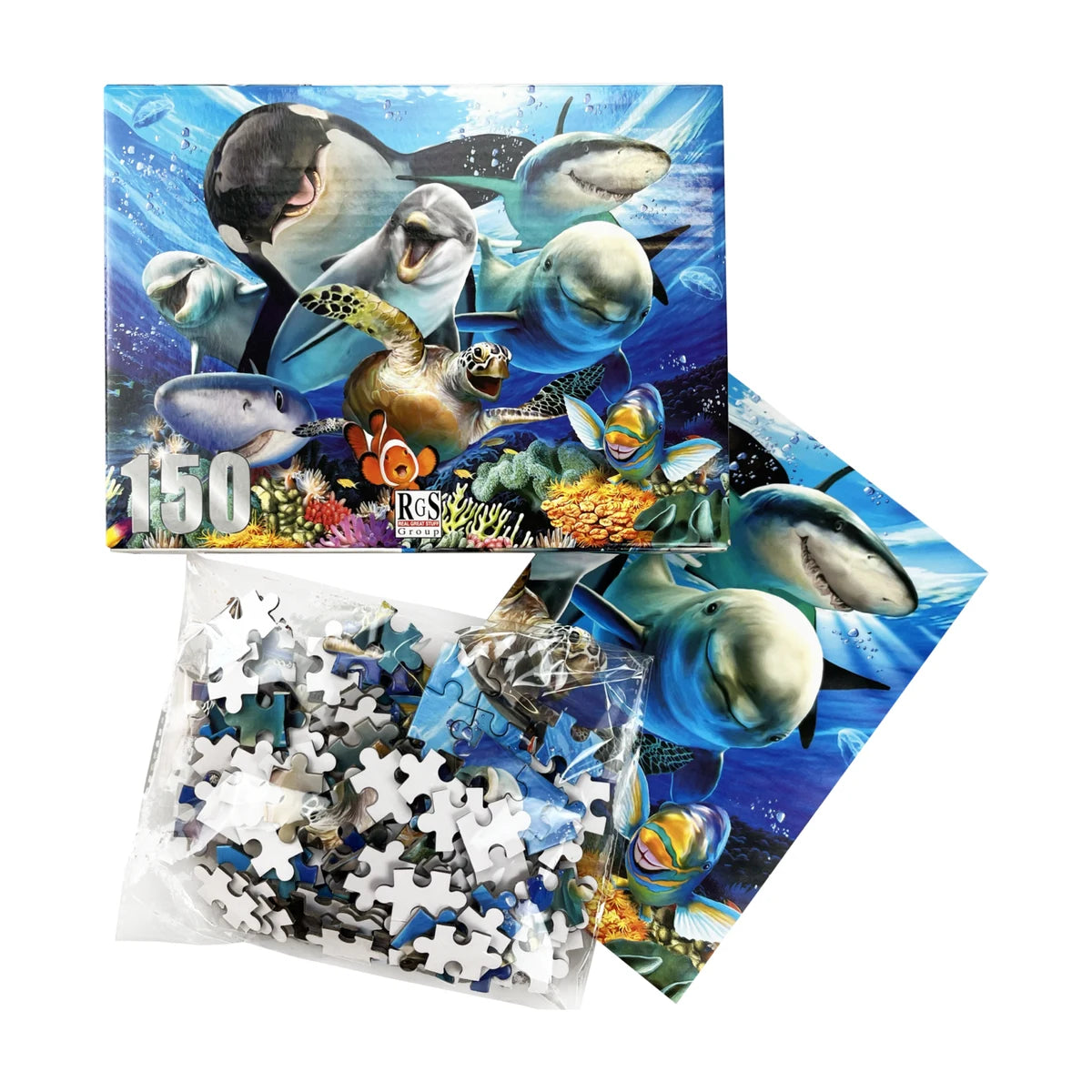 Underwater Selfie Board Puzzle 150Pcs