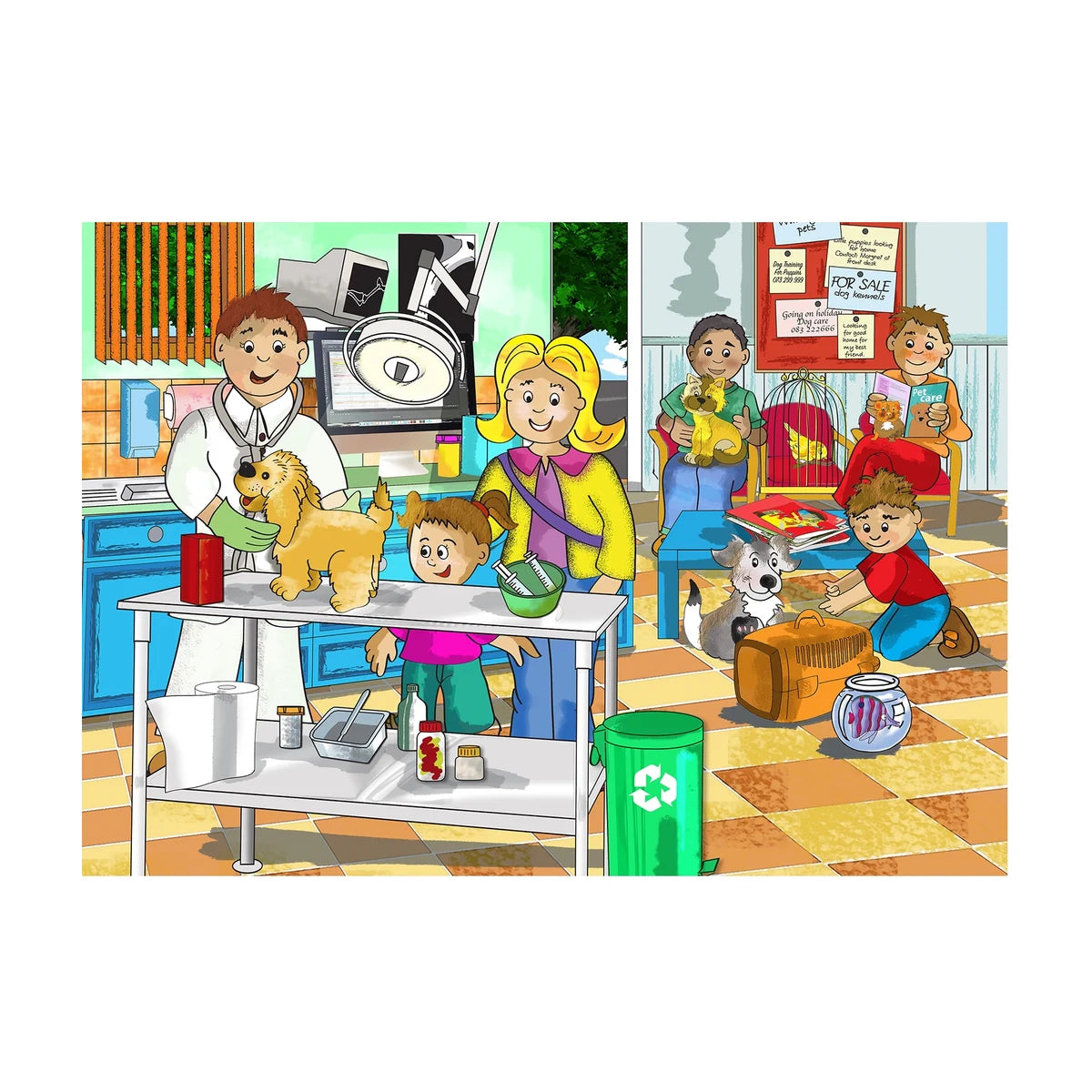 Vet Wooden Jigsaw Puzzle 48Pcs