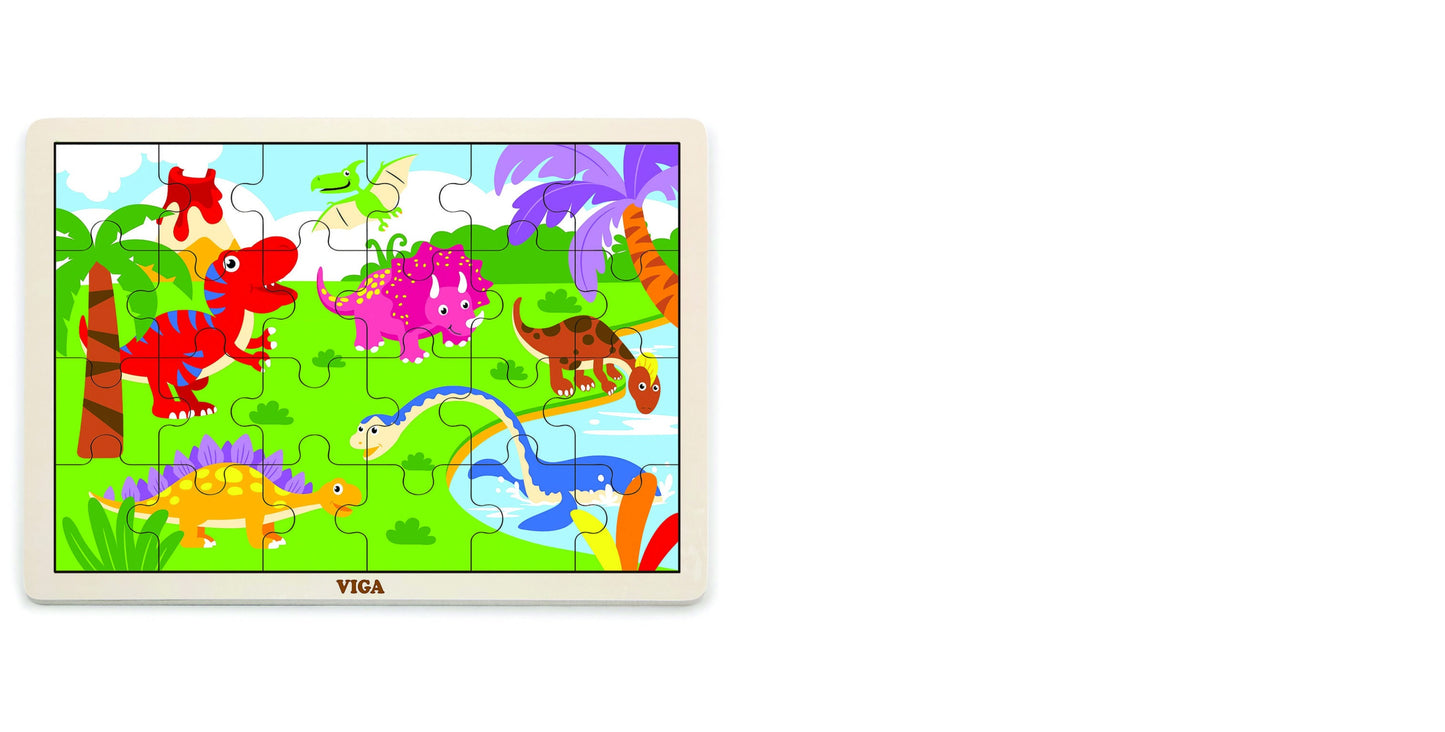 Viga Dinosaurs Puzzle 24Pcs