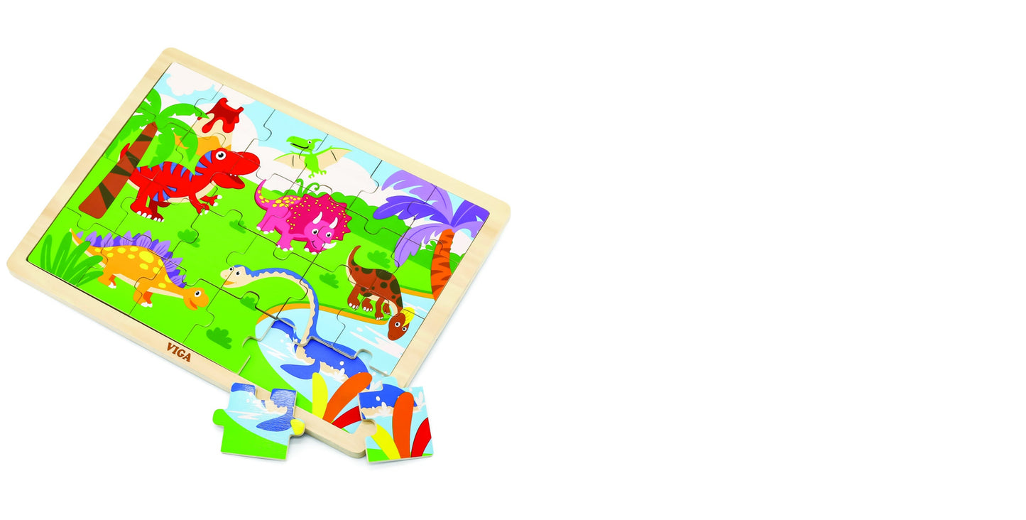 Viga Dinosaurs Puzzle 24Pcs