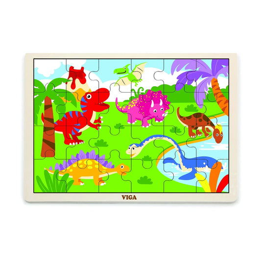 Viga Dinosaurs Puzzle 24Pcs