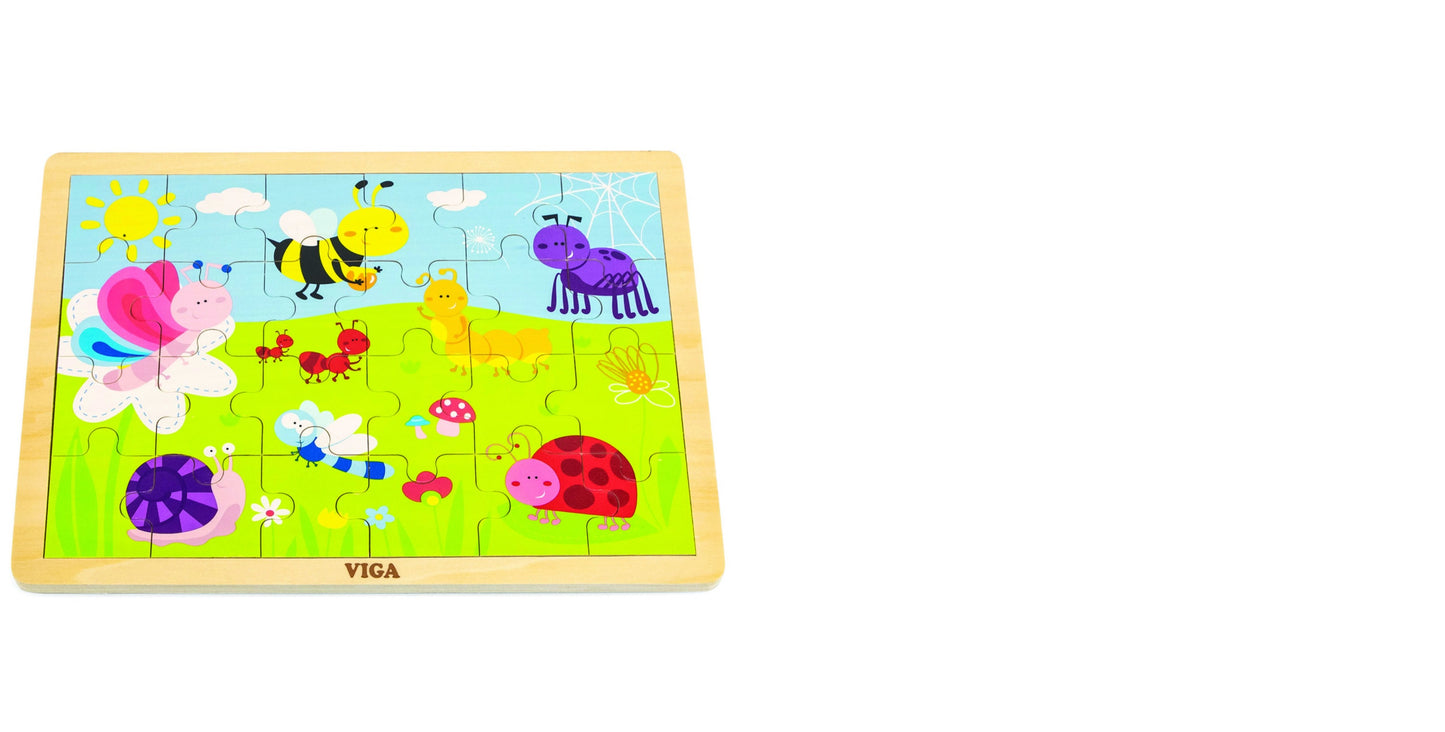 Viga Insects Puzzle 24Pcs
