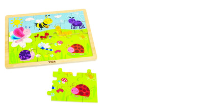 Viga Insects Puzzle 24Pcs