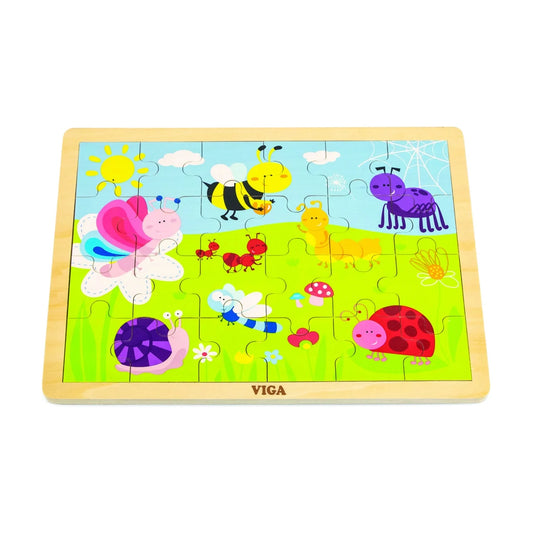 Viga Insects Puzzle 24Pcs