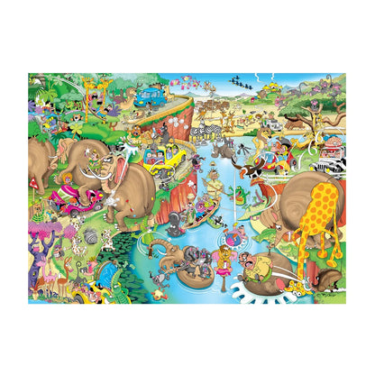 Wild African Safari Puzzle 120Pcs