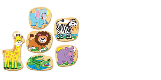 Wild Animals Smart Starter Puzzles