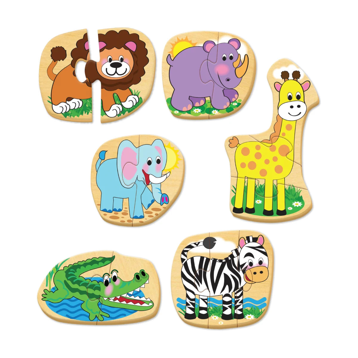 Wild Animals Smart Starter Puzzles