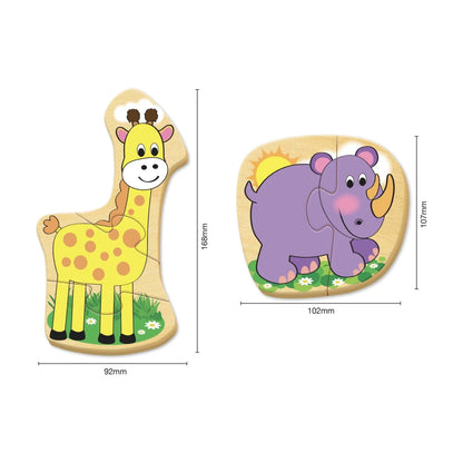 Wild Animals Smart Starter Puzzles