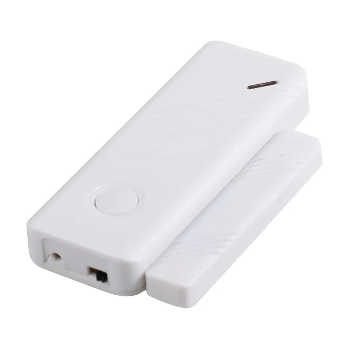 433MHz wireless door window contact sensor magnetic switch for alarm systems GT10WC angled view