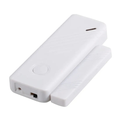 433MHz wireless door window contact sensor magnetic switch for alarm systems GT10WC angled view