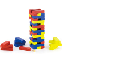 Wooden Block Tower Game