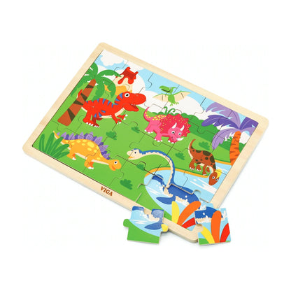 Viga Dinosaurs Puzzle 24Pcs