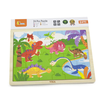 Viga Dinosaurs Puzzle 24Pcs