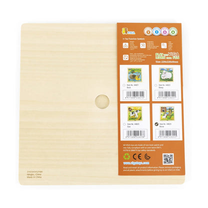 Viga Horse Wooden Puzzle 9 Pcs