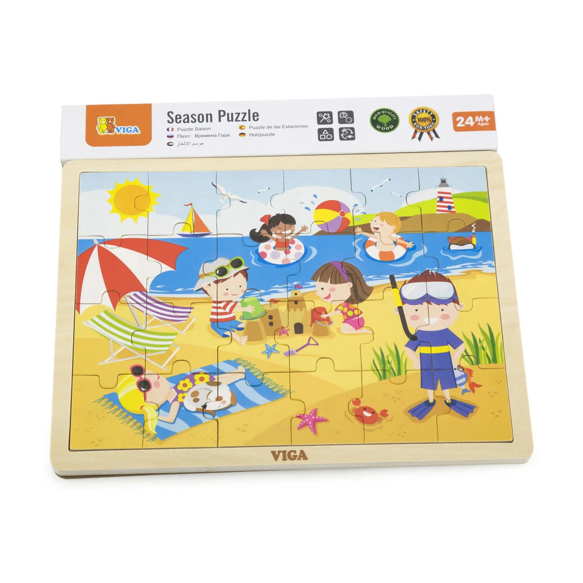 Viga Summer Puzzle 24Pcs