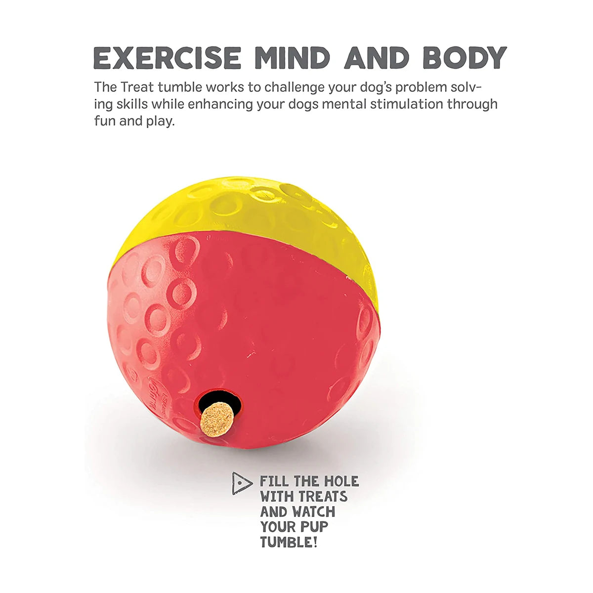 Nina Ottosson Treat Tumble large dog puzzle toy supports mental stimulation and problem solving