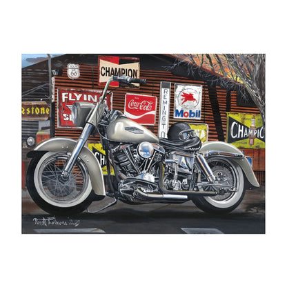 RGS Harley Davidson 1000 piece jigsaw puzzle artwork motorbike garage signs