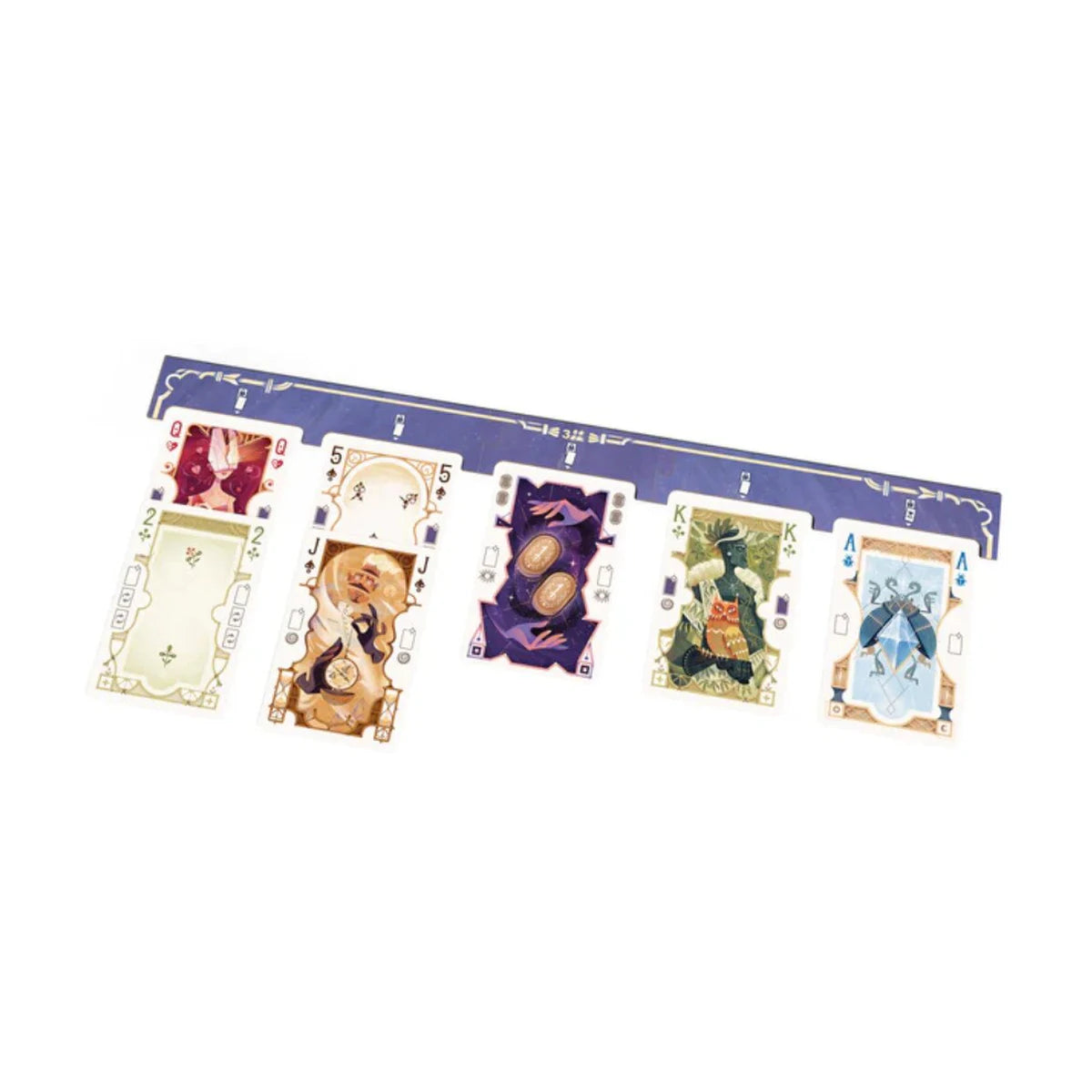 All In Predictions player display showing cards arranged beneath the frame and Prediction components