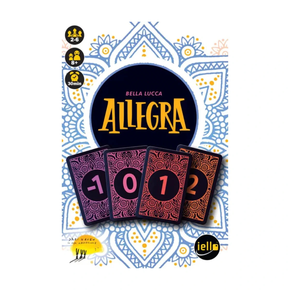 Allegra family card game front cover