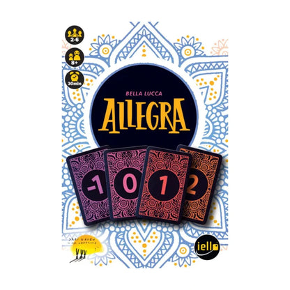 Allegra family card game front cover