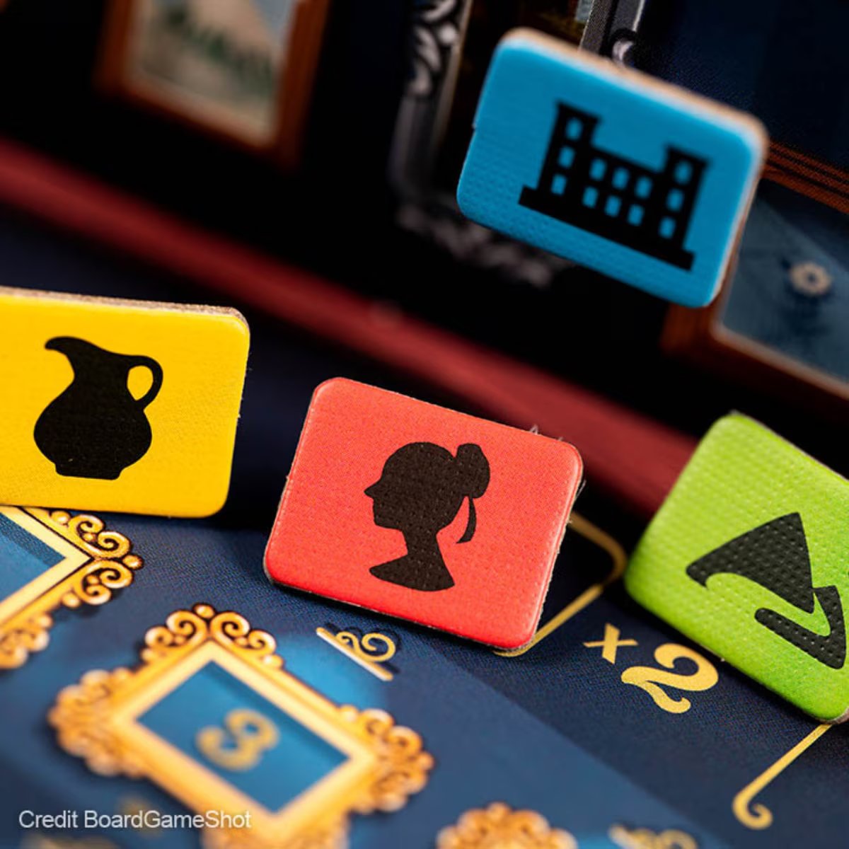 Art Society décor tokens and gallery scoring components