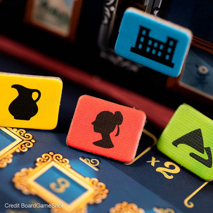 Art Society décor tokens and gallery scoring components
