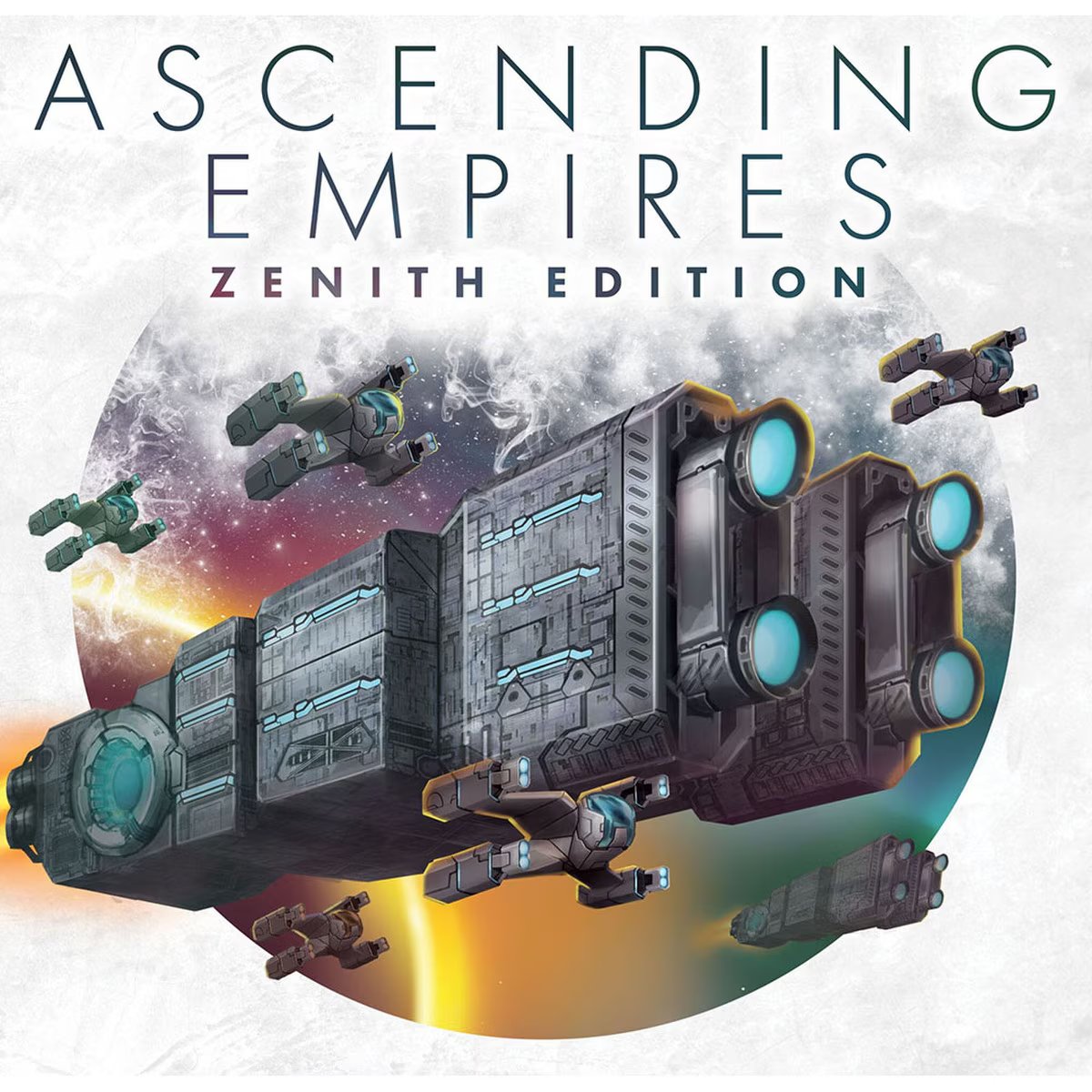 Ascending Empires Zenith Edition sci-fi strategy board game front cover image